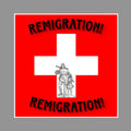 "REMIGRATION" Aufkleber